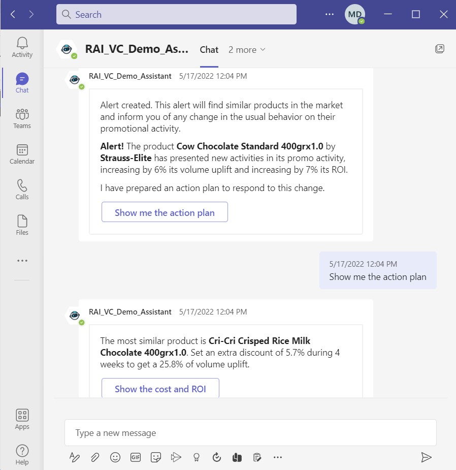 screenshot of Revenue AI